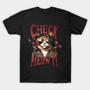 Funny Calico Cat Parody Meme Funny Cute Cat Lover, distressed effect T-Shirt